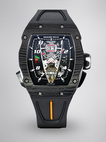 Replica Richard Mille RM 40-01 McLaren Speedtail Carbon Case Rubber Strap Tourbillon Movement Watch