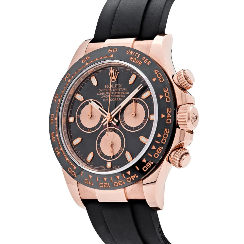 Rolex Daytona Rubber Black Dial 42 mm Men's Watch