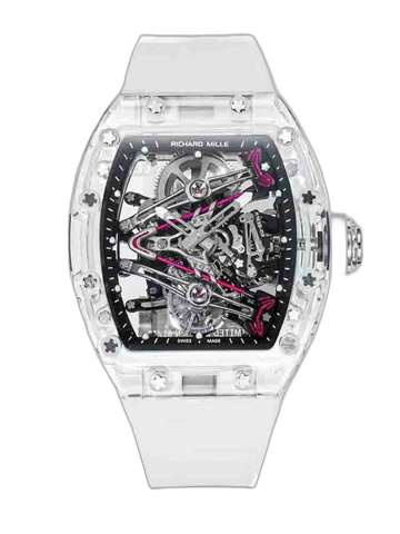 Replica RM 38-02 Crystal Pink Skeleton Tourbillon Swiss Movement AAAAA Quality