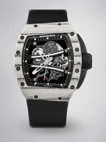 UMI RM 61-01 Yohan Blake Skeleton Dial White Forged Carbon Sports Replica Watch
