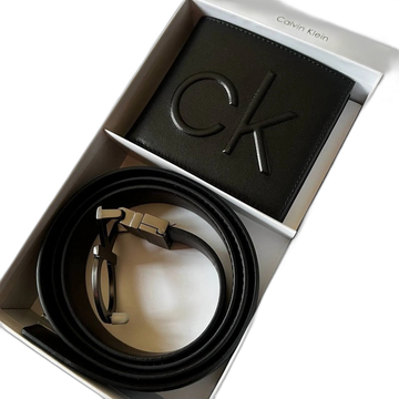 Calvin Klein Men's Wallet & Belt Set