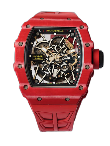 UMI RM 35-02 Rafael Nadal Red Quartz TPT Case Red Rubber Strap Replica Watch