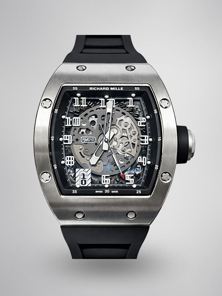 Richard Mille RM 010 Openworked Dial 48mm Super Clone Swiss Automatic Skeleton Replica Watch