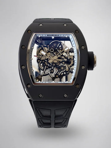 UMI Richard Mille RM055 Bubba Watson Replica RMUL2 Skeleton Dial Black Ceramic Titanium Luxury Watch