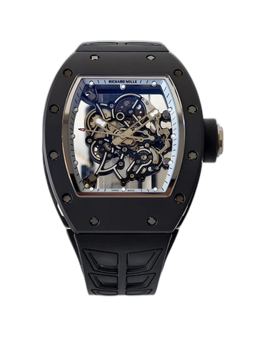 UMI Richard Mille RM055 Bubba Watson Replica RMUL2 Skeleton Dial Black Ceramic Titanium Luxury Watch