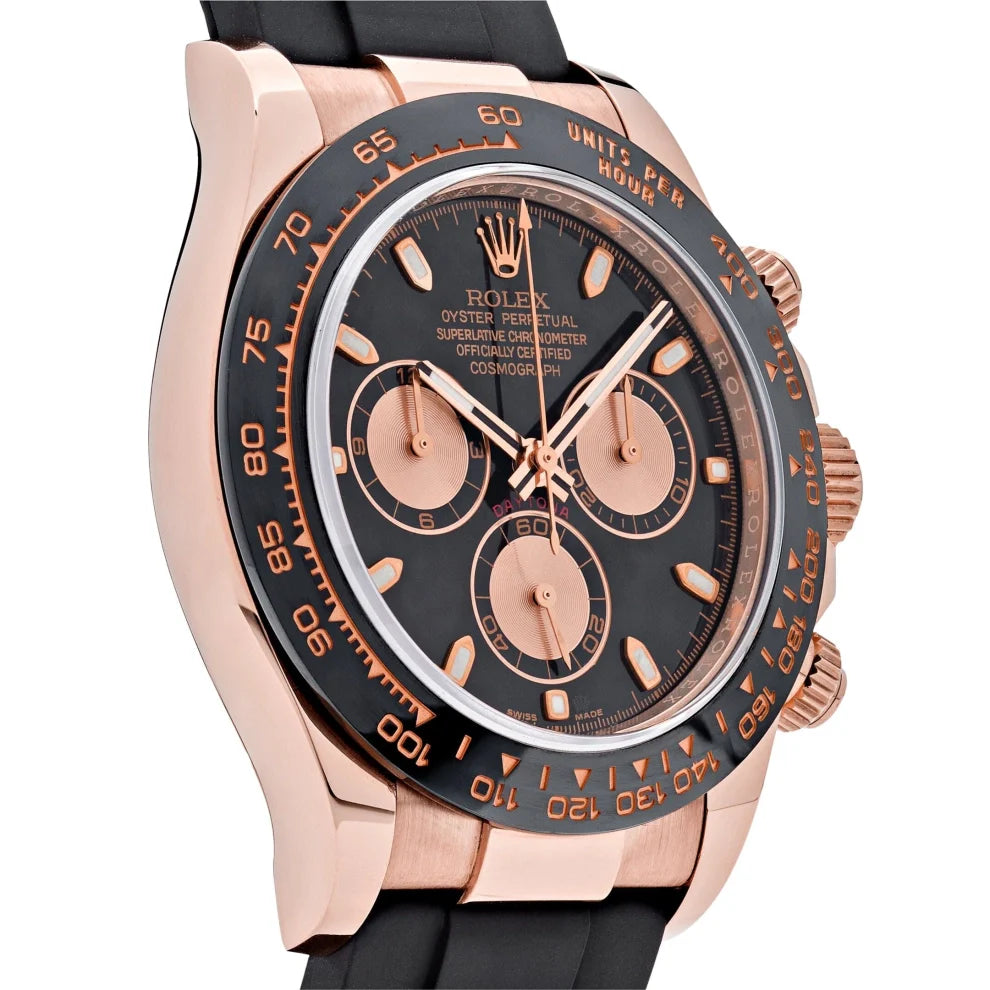 Rolex Daytona Rubber Black Dial 42 mm Men's Watch