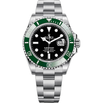 Rolex Submariner Black Dial 41 mm Metal Bracelet Men's Watch (Ref. 071)