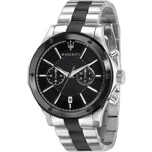Maserati Black Dial 44 mm Metal Bracelet Men's Watch R8873627003