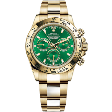 Rolex Daytona Green Dial 43 mm Metal Bracelet Men's Watch (Ref. 103)