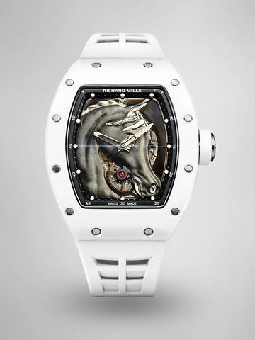 Richard Mille RM 52-02 White Horse Tourbillon Swiss Movement Super Clone