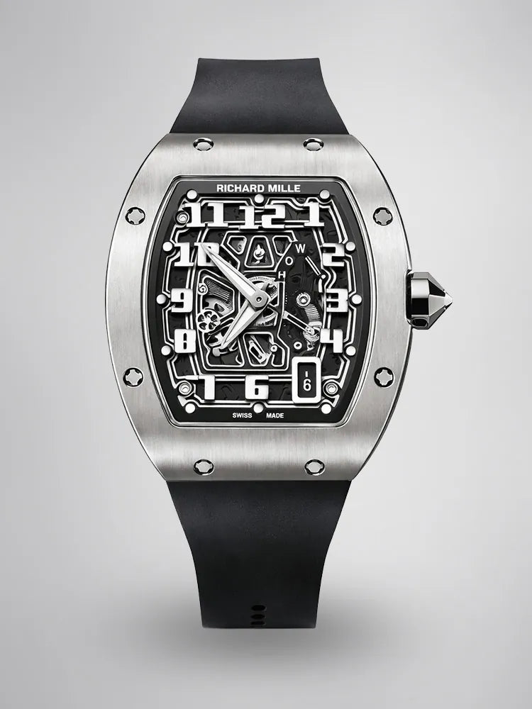 Best Super Clone Richard Mille RM 67-01 Ultra Thin Automatic 7.75mm Titanium Skeleton Watch