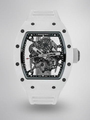 Replica Richard Mille RM 055 Bubba Watson White Ceramic Super Clone Watch