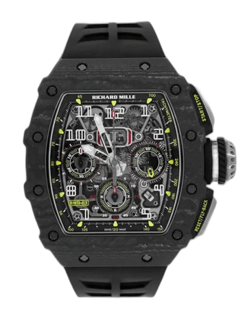 Super Clone RM11-03 Black Magic Richard Mille NTPT Carbon Fiber Full Skeleton RMAC3