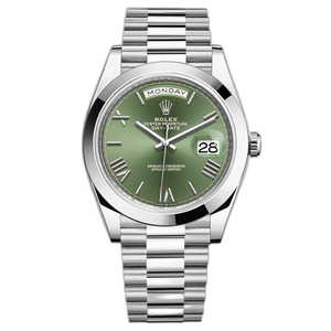 Rolex Day-Date Green Dial 36 mm Metal Bracelet Men's Watch (Ref. 115)