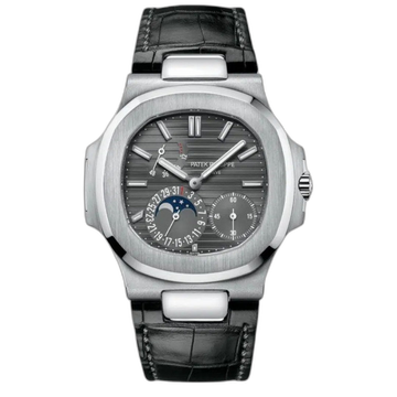 Patek Philippe Aquanaut Black Dial 41 mm Black Strap Men's Watch (Ref. V1)