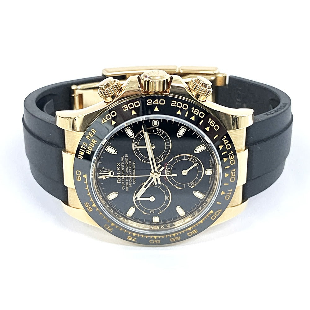 Rolex Daytona Brown Dial Rubber Strap Men's Watch