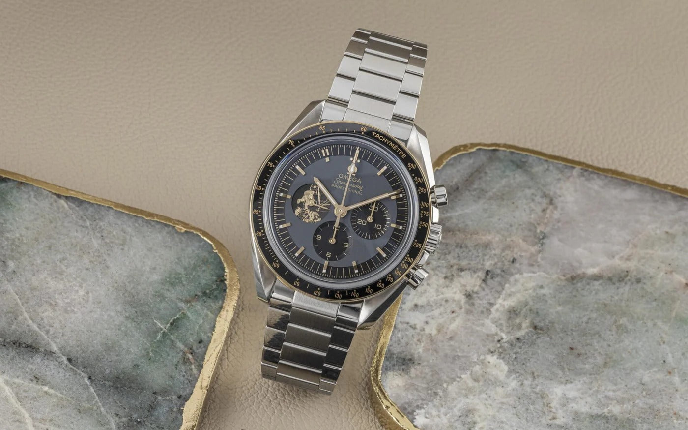 Omega Speedmaster Mirror Original Stainless Steel Bracelet Watch (Ref. V5)