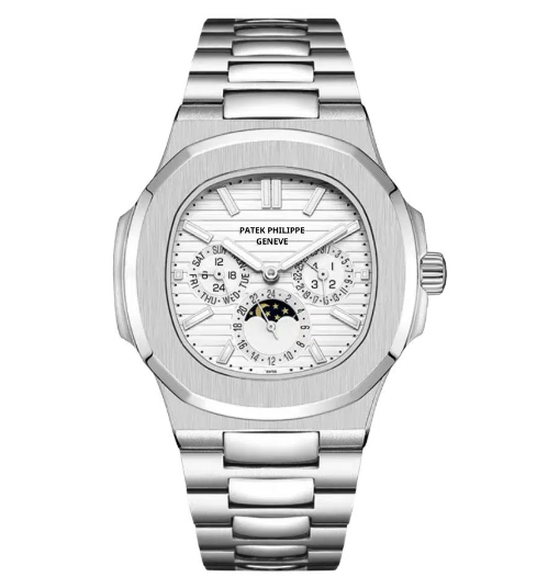 Patek Philippe Nautilus White Dial 41 mm Stainless Steel Bracelet Men's Watch (Ref. V1)