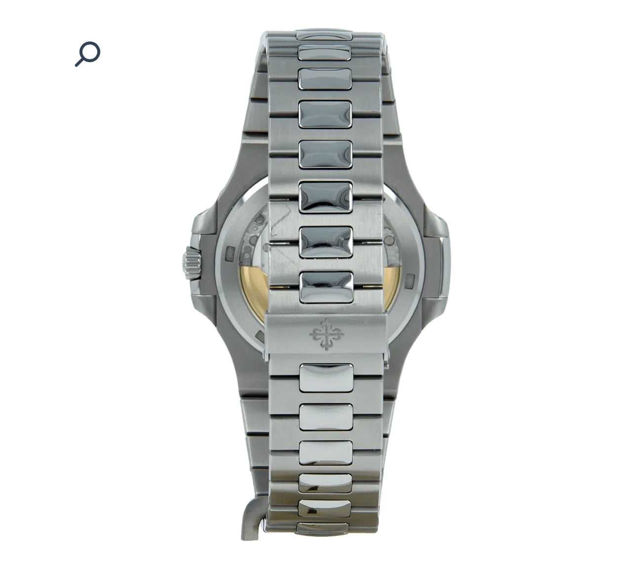 Patek Philippe Nautilus Black Dial 41 mm Stainless Steel Bracelet Men's Watch (Ref. V1)