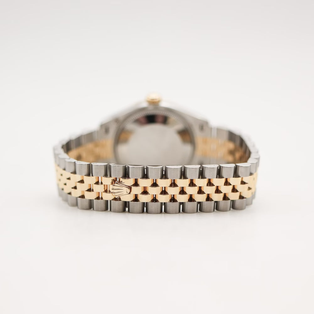 Rolex Datejust Mirror Original Green Dial 31 mm Metal Bracelet Women's Watch