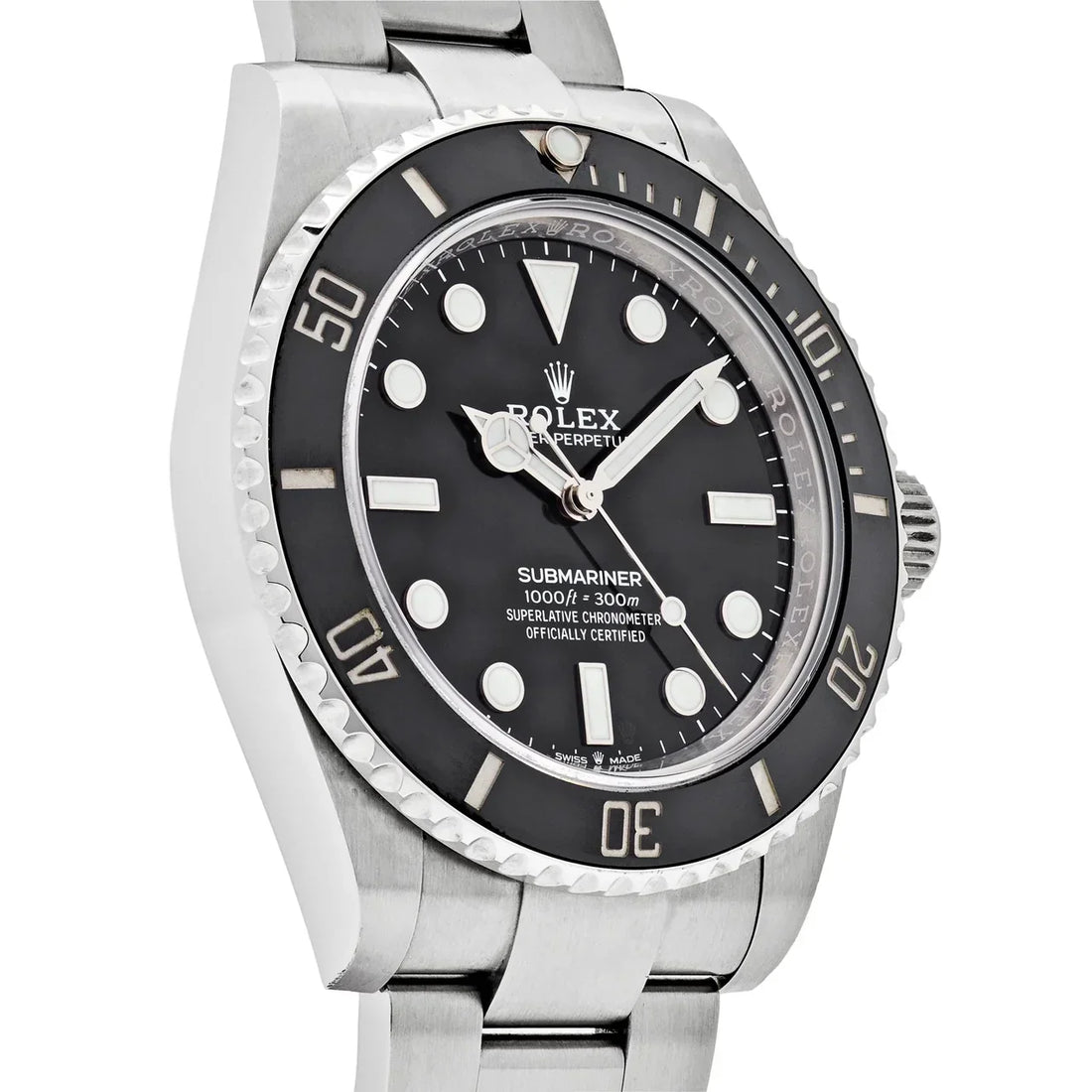 Rolex Submariner Black Dial 41 mm Metal Bracelet Watch