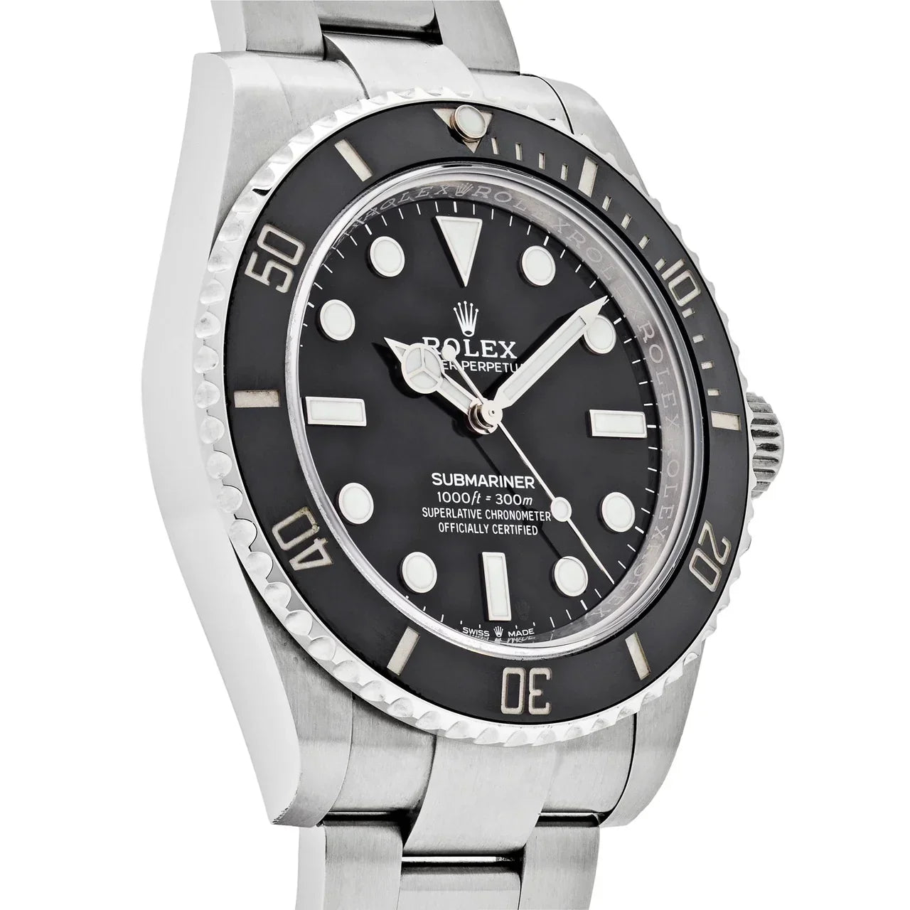 Rolex Submariner Black Dial 41 mm Metal Bracelet Watch