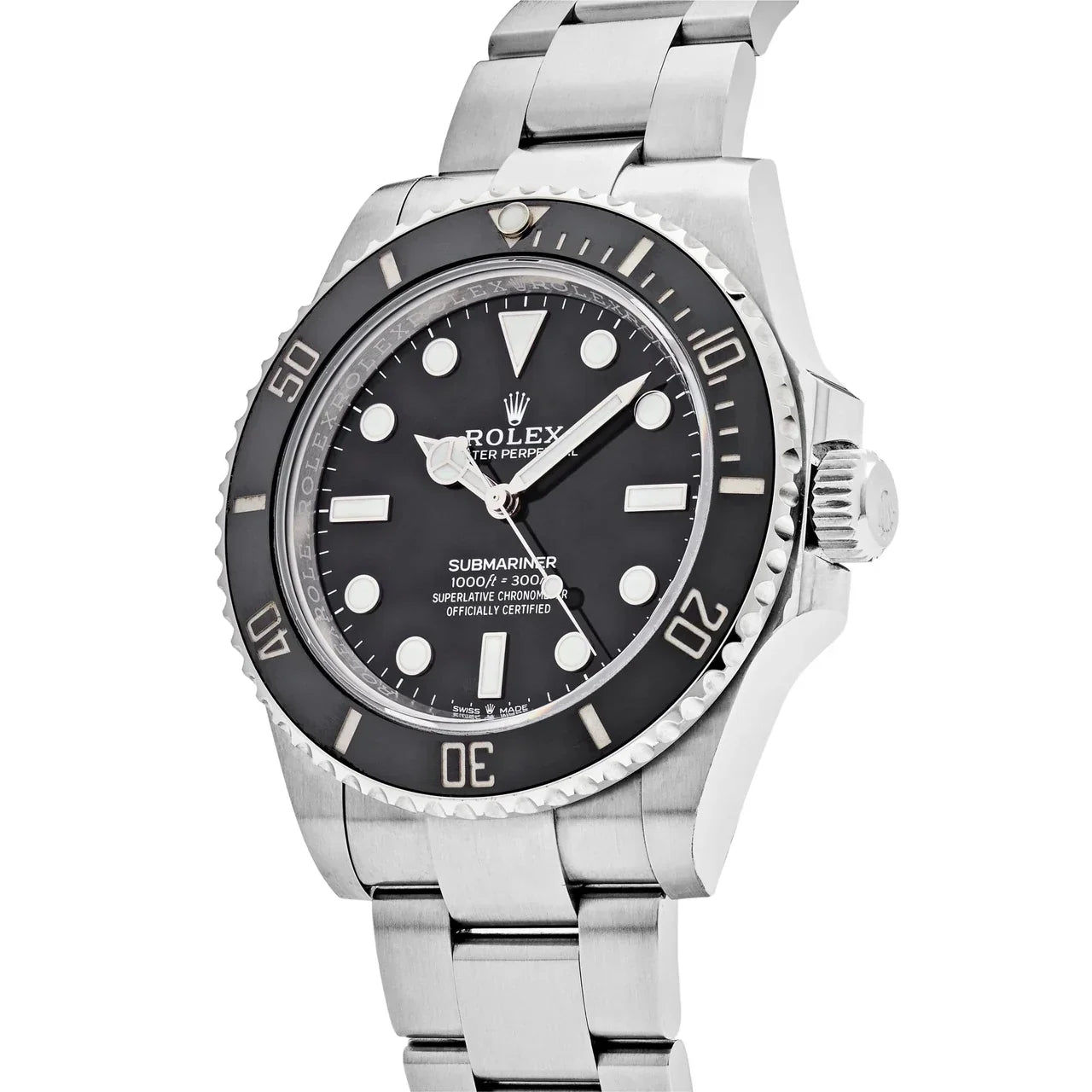 Rolex Submariner Black Dial 41 mm Metal Bracelet Watch