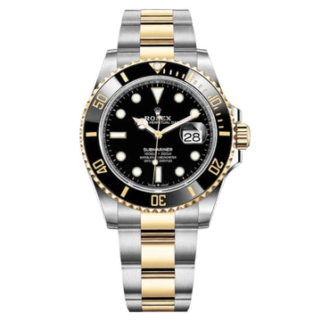 Rolex Submariner Black Dial 41 mm Metal Bracelet Men's Watch (Ref. 075)