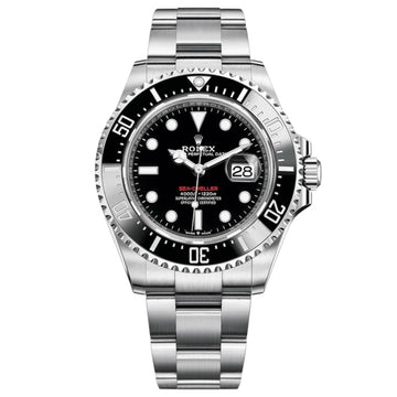 Rolex Sea-Dweller Black Dial 44 mm Metal Bracelet Men's Watch