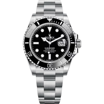 Rolex Submariner Black Dial 41 mm Metal Bracelet Watch