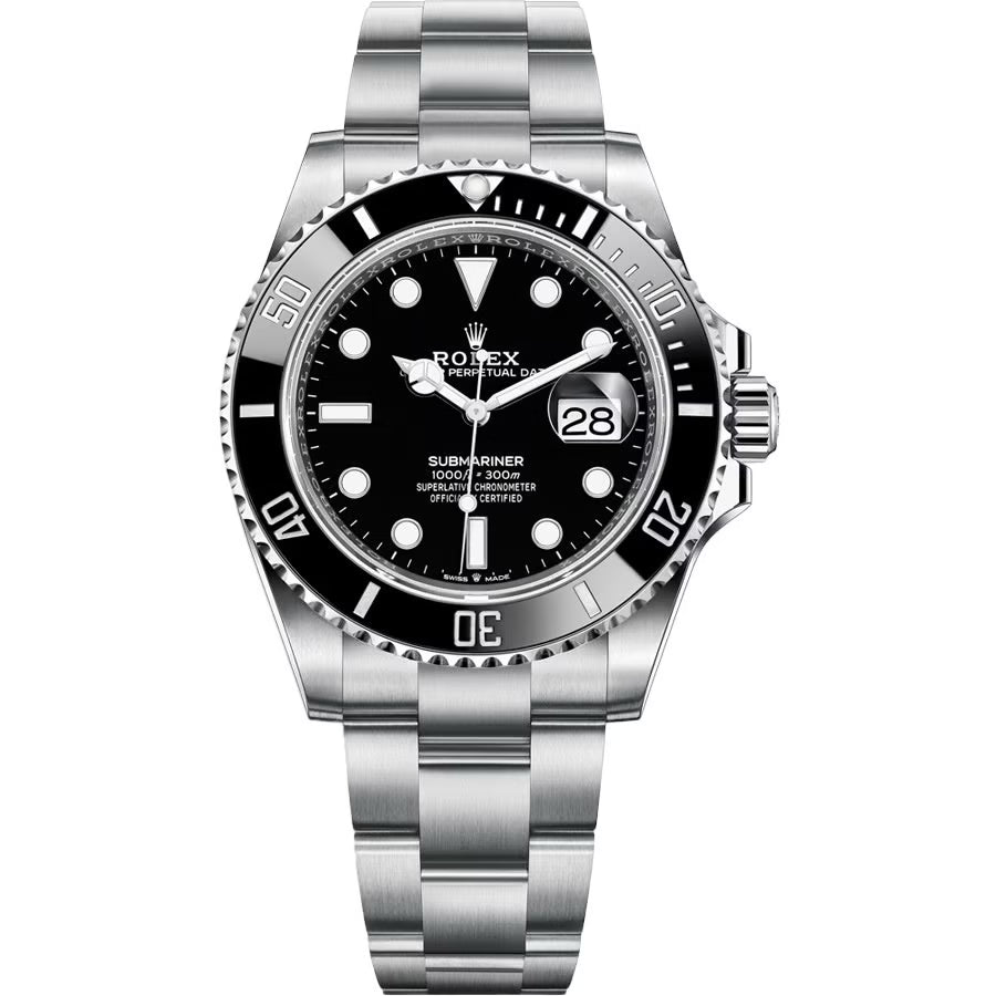 Rolex Submariner Black Dial 41 mm Metal Bracelet Watch