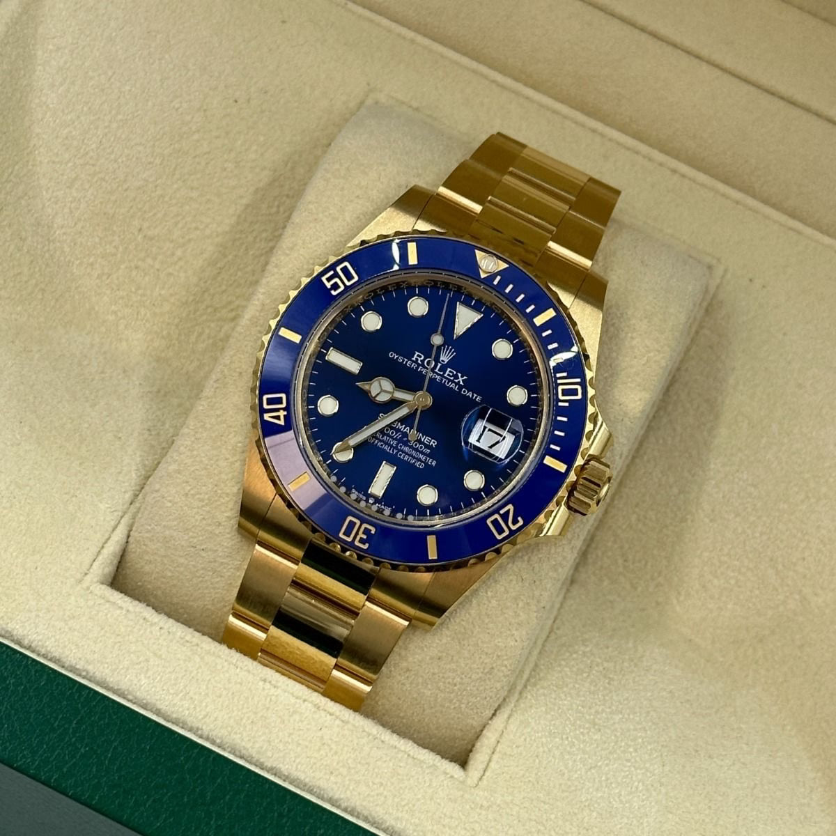 Rolex Submariner Blue Dial 41 mm Metal Bracelet Men's Watch (Ref. 072)