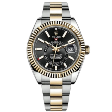 Rolex Sky-Dweller White Dial 43 mm Metal Bracelet Men's Watch (Ref. 026)