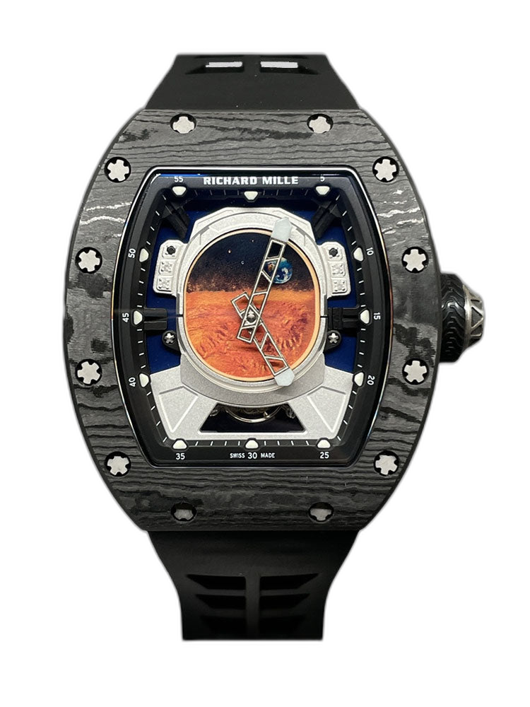 Replica Richard Mille RM 52-05 Tourbillon Pharrell Williams Men's Watch – Carbon Case