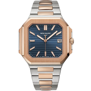 Patek Philippe Blue Dial 45 mm Stainless Steel Bracelet Men's Watch (Ref. V2)