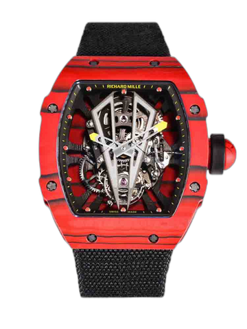Swiss Replica Richard Mille RM27-03 41mm Red Matador Skeleton Dial Carbon Fiber Case