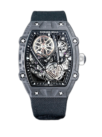 Richard Mille RM 27-05 Rafael Nadal Flying Tourbillon Super Clone Swiss Movement Carbon Fiber Case Watch