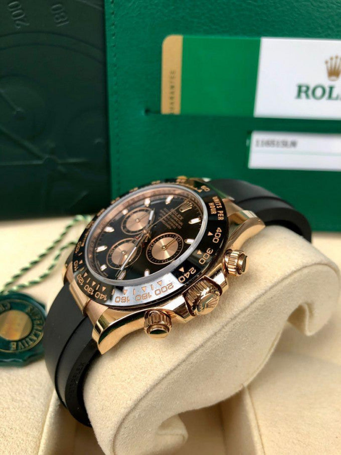 Rolex Daytona Rubber Black Dial 42 mm Men's Watch