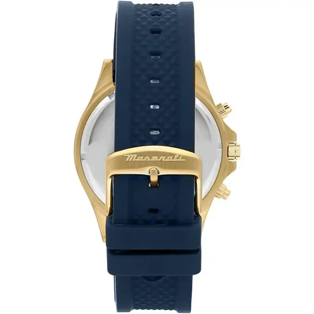 Maserati Blue Dial 44 mm Silicone Strap Men's Watch R8871640004