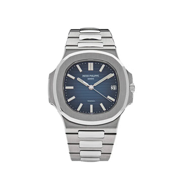 Patek Philippe Nautilus Blue Dial 41 mm Stainless Steel Bracelet Men's Watch (Ref. V2)