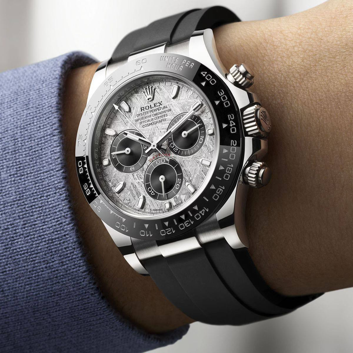 Rolex Daytona Rubber Silver Dial 42 mm Men's Watch (Ref. 112)