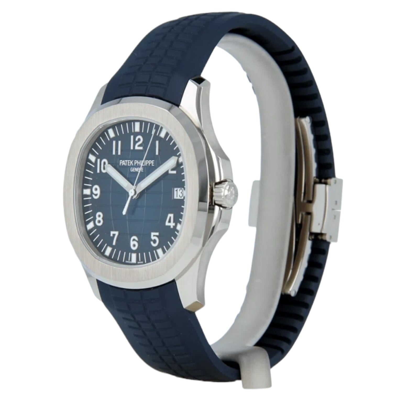 Patek Philippe Aquanaut Blue Dial 41 mm Rubber Strap Men's Watch