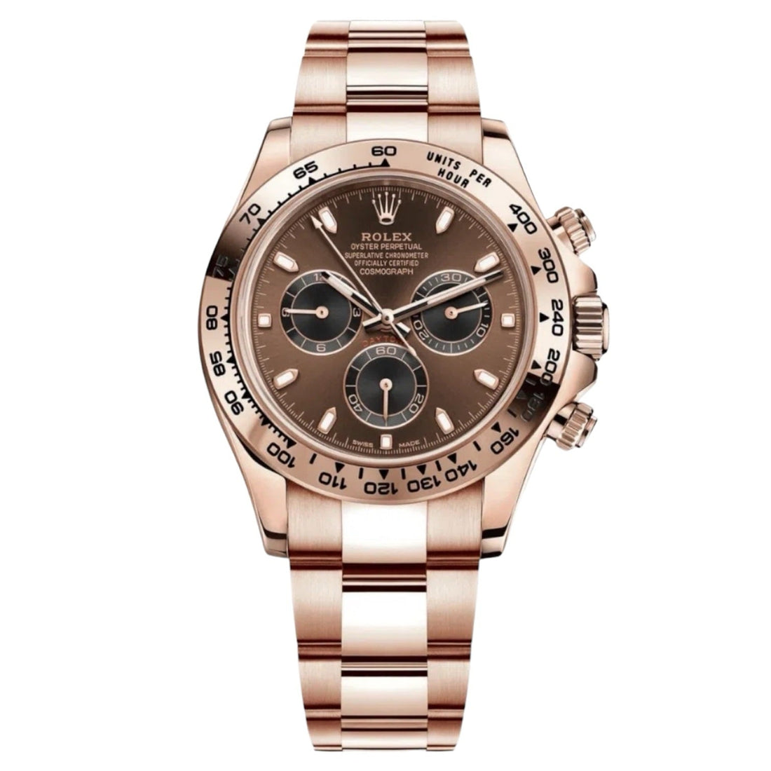 Rolex Daytona 44 mm Metal Bracelet Men's Watch (Ref. 096)