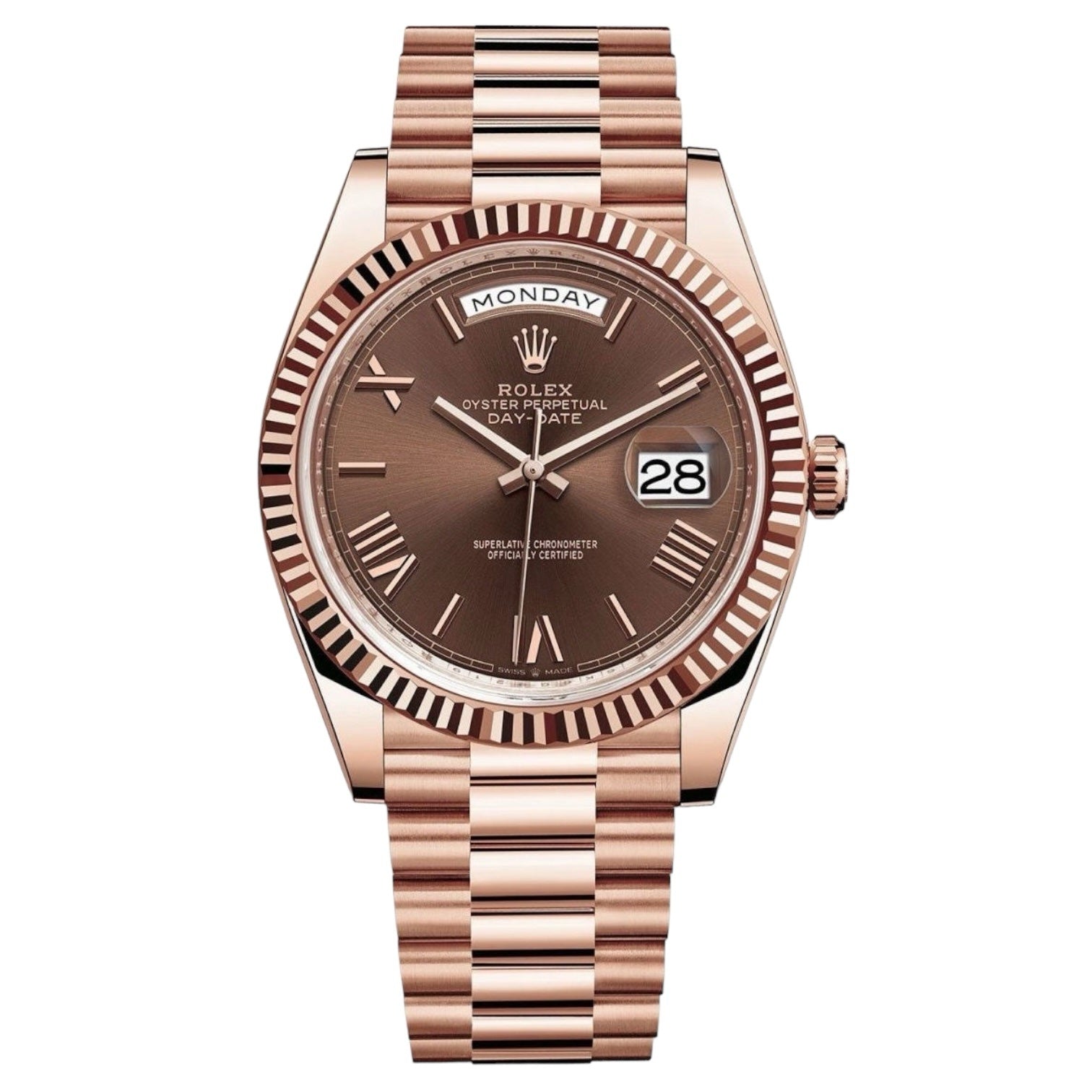 Rolex Day-Date 41 mm Metal Bracelet Watch