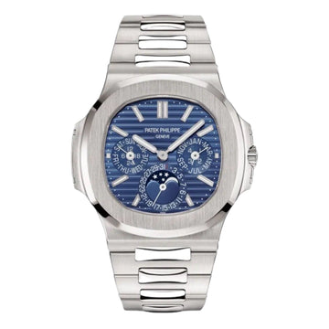 Patek Philippe Nautilus Blue Dial 41 mm Stainless Steel Bracelet Men's Watch (Ref. V1)
