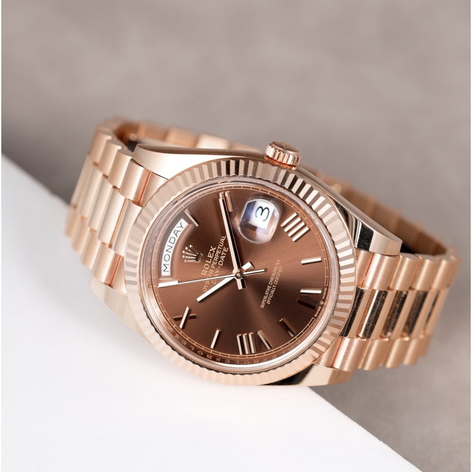 Rolex Day-Date 41 mm Metal Bracelet Watch