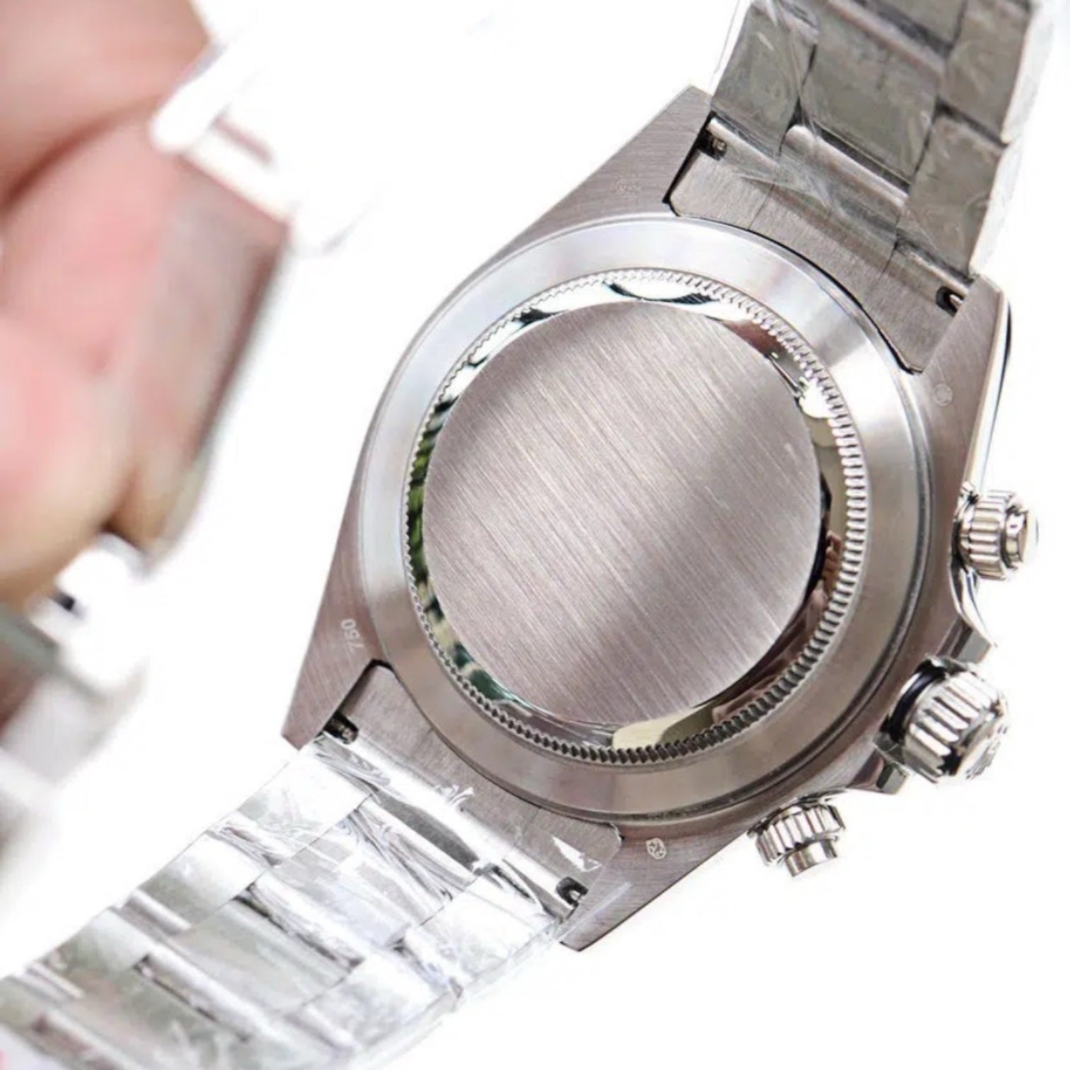 Rolex Daytona Gray Dial 43 mm Metal Bracelet Men's Watch