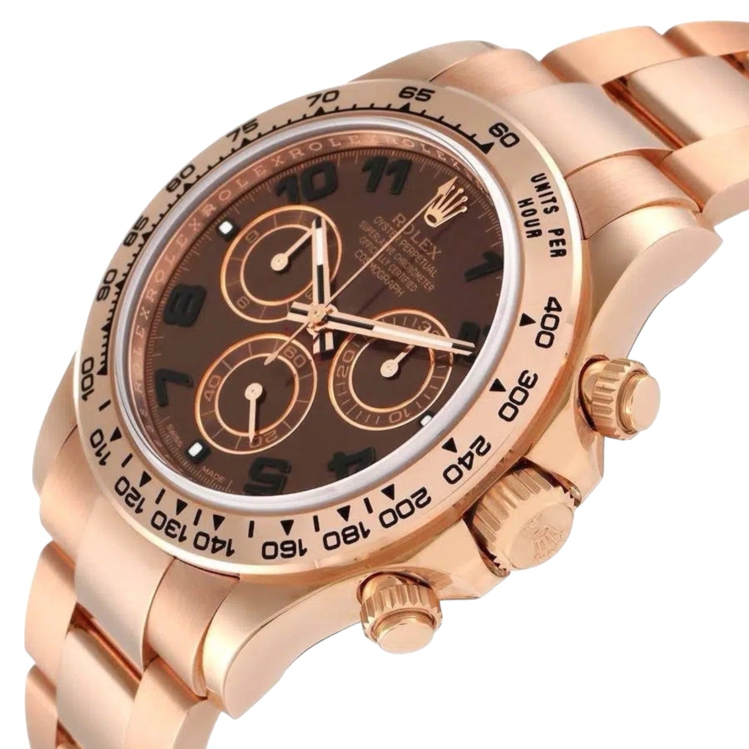 Rolex Daytona 44 mm Metal Bracelet Men's Watch (Ref. 096)