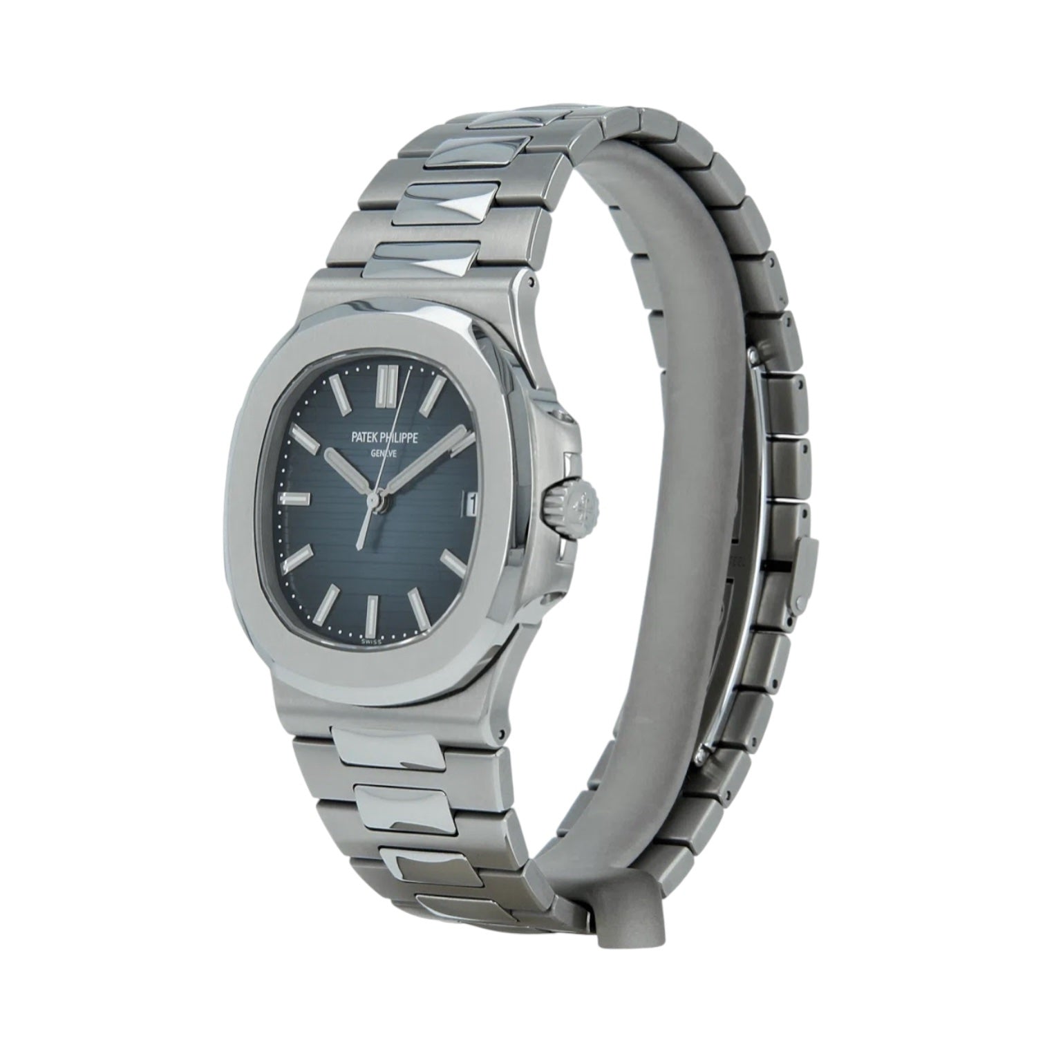 Patek Philippe Nautilus Blue Dial 41 mm Stainless Steel Bracelet Men's Watch (Ref. V2)