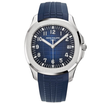 Patek Philippe Aquanaut Blue Dial 41 mm Rubber Strap Men's Watch